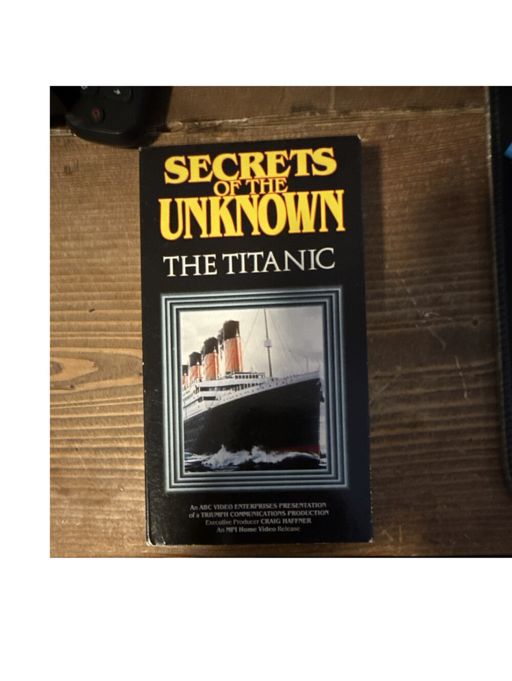 RARE VHS Secrets of the Unknown The Titanic Documentary